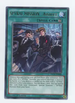 Yugioh Spyral Mission - Assault INOV-EN088 Rare 1st Edition NM x3 Play Set - Image 1