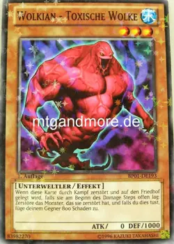 Yu-Gi-Oh 1x Wolkian - Toxische Wolke - - - BP01 - Starfoil - Battle Pack - Image 1