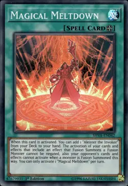 Magical Meltdown - Super Rare 1st Edition SHVA-EN042 - LP - YuGiOh - Image 1