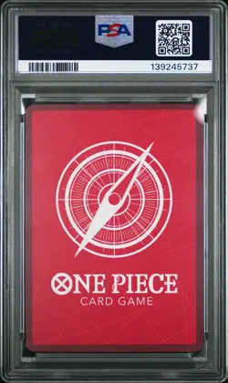 2024 ONE PIECE EB01-EXTRA BOOSTER -MEMORIAL COLL- ALTERNATE ART KYROS PSA 10 - Image 2