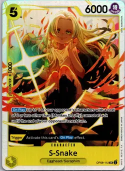 One Piece TCG • S-Snake OP08-112 • Super Rare • ENG/NM - Image 1