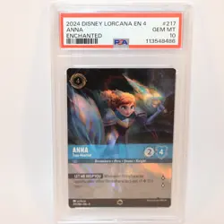 2024 DISNEY LORCANA EN 4-URSULA'S RETURN ENCHANTED ANNA - TRUE-HEARTED PSA 10 - Image 1