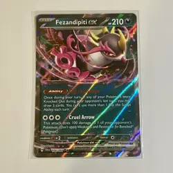 Fezandipiti ex 38/64 Ultra Rare Shrouded Fable NM Pokemon TCG Card -fezandipity - Image 1