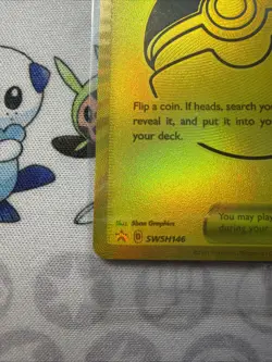 Pokemon TCG Pokeball SWSH146 Black Star Promo Card Sealed Near Mint - Image 5