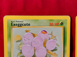 EXEGGCUTE x2 POKEMON 1st Edition 1999 WOTC TCG Card# 52/64 VG+ - Image 3
