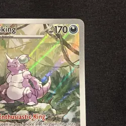 Pokemon TCG Nidoking Scarlet & Violet 151 Illustration Rare Card 174/165 - Image 3