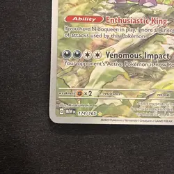 Pokemon TCG Nidoking Scarlet & Violet 151 Illustration Rare Card 174/165 - Image 5