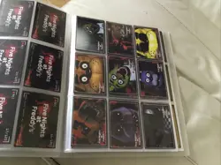 FNAF Five Nights At Freddy’s Trading Cards Complete 100 Cards In Binder - Image 3