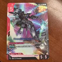 Gundam Card Game - Providence Gundam GD03-033 LR English Holo - Image 1