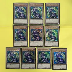 10 Card QCCU-JP001 Yugioh Japanese Dark Magician A Ultra - Image 1