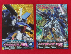 Gundam Try Age card B4ｰ009(M) O5ｰ023(M) Holo Rare ZZ GUNDAM BANDAI JAPAN TCG - Image 1