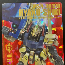 Gundam Try Age card O4-020(P) HYAKU-SHIKI BANDAI Prism Holo Made in JAPAN TCG - Image 3
