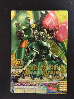 Gundam Try Age card DPR-026(P) KSHATRIYA BANDAI Made in JAPAN TCG - Image 1