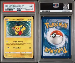 Special Delivery Pikachu SWSH074 SWSH: Sword & Shield Promo Cards Holo - Image 3