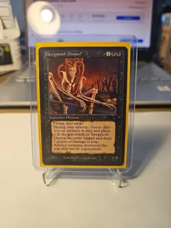 Magic The Gathering MTG YAWGMOTH DEMON Antiquities LP - Image 1