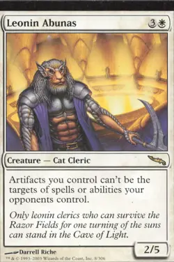 Mirrodin #8 Leonin Abunas - Image 1