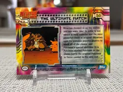 1999 Pokemon Movie (Mewtwo Strikes Back) #34 (The Ultimate Match) Blue Logo NM - Image 2