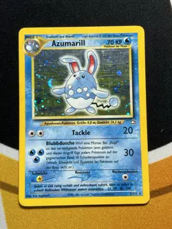 Pokemon Card Neo Genesis No. 2/111 Azumarill Holo German - Image 1