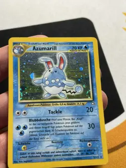 Pokemon Card Neo Genesis No. 2/111 Azumarill Holo German - Image 4
