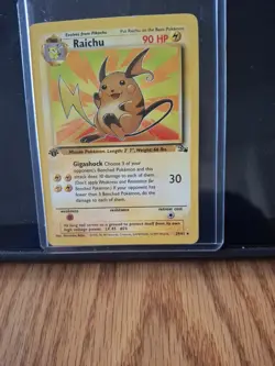 Raichu Non Holo First Edition Pokemon Card Card Pictured Is The One You Recieve. - Image 1