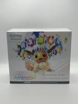 Sealed PRISMATIC EVOLUTIONS Pokemon Center Exclusive ETB Elite Trainer Box - Image 2