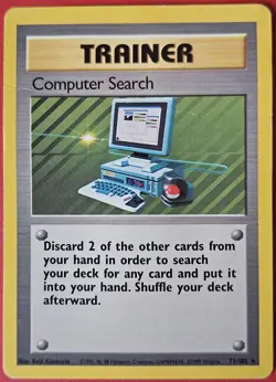 Vintage Pokemon TCG Base Set WoTC - Rare Trainer Lot - Varying Conditions - Image 4
