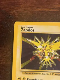 Pokemon Vintage Zapdos 16/102 Base Set Holo Rare - Image 2