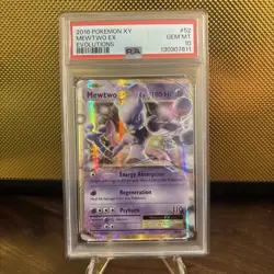 Pokemon 2016 XY Evolutions 52/108 MEWTWO EX PSA 10 GEM MINT - Image 1
