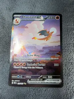 Charizard ex 199/165 Scarlet & Violet 151 Special Illustration Rare Pokemon TCG - Image 1