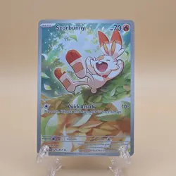 Pokemon TCG Scorbunny 225/217 Holo Basic Quick Attack 70HP Fire 2019 - Image 1