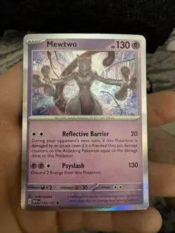 Pokemon - 150/165 - Mewtwo - Reverse Holo - 151 (English) Nm - Image 1