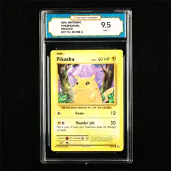 TQG 9.5 MINT+ 2016 Pokemon ENG Pikachu 35/108 C - Image 1