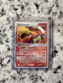 2004 Pokemon EX Fire Red & Leaf Green Charizard EX Holo Foil Rare 105/112 - Image 1