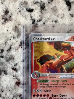2004 Pokemon EX Fire Red & Leaf Green Charizard EX Holo Foil Rare 105/112 - Image 2