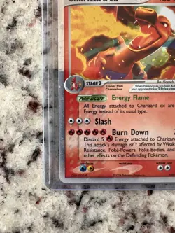 2004 Pokemon EX Fire Red & Leaf Green Charizard EX Holo Foil Rare 105/112 - Image 3