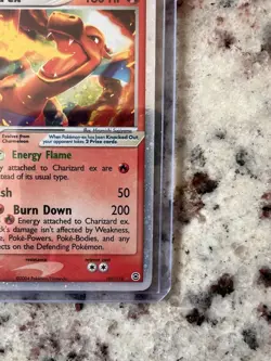 2004 Pokemon EX Fire Red & Leaf Green Charizard EX Holo Foil Rare 105/112 - Image 4
