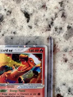 2004 Pokemon EX Fire Red & Leaf Green Charizard EX Holo Foil Rare 105/112 - Image 5