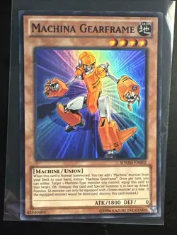 Machina Gearframe SDMM-EN002 Machina Mayhem Unlimited Super Rare NM 2010 - Image 1