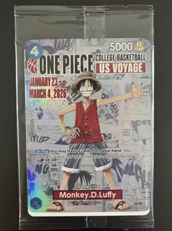 Limited Edition One Piece Trading Card - College Basketball US Voyage - Image 1