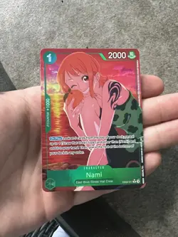 One Piece CCGNami EB02-017 R Alternative Art Anime Collectible English Edition - Image 1