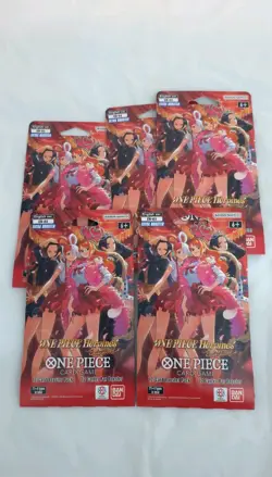 One Piece TCG Heroines Edition EB-03 Sleeved Booster Pack - Lot Of 5 - Image 1