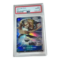 2024 One Piece Extra Booster Memorial Mr. 1 #027 Alternate Art PSA 10 - Image 1