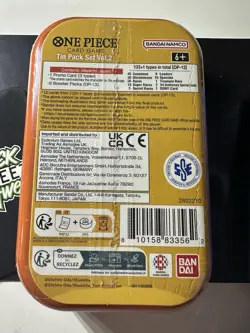 Set Of 2; One Piece Tin Pack Set Vol.2, Bandai TCG English, OP-13, Sealed/New!!! - Image 3