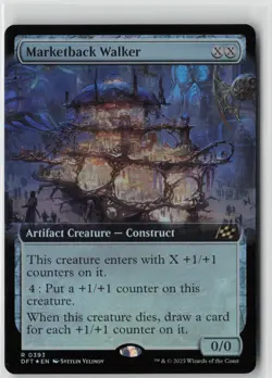 Marketback Walker (Extended Art) (393) - Foil - Aetherdrift (DFT) - NM - Image 1