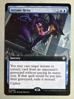 MTG / Arcane Heist / OTC / #49 / Regular (Extended Art) / Rare / NM - Image 1
