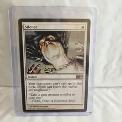 Magic: The Gathering Silence Instant White Rare Core Set 2014 (M14) Regular - Image 1