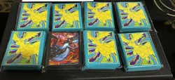 Lot Of 8 Ascended Heroes ETB Deck Sleeves Of 65 In Each Pack & 12 Pokemon Coins - Image 2