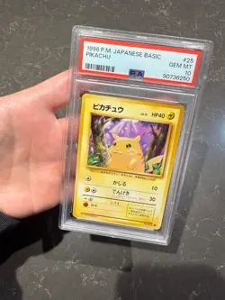 Pokemon PSA 10 Gem Mint Japanese Basic Vintage 1996 Base Set Pikachu #25 - Image 2