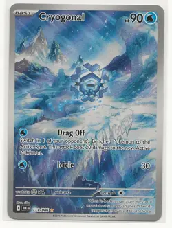 Pokemon TCG Cryogonal 111/086 Scarlet & Violet Black Bolt Illustration Rare NM - Image 1