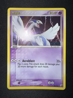 Pokemon Ex Unseen Forces Lugia 29/115 Reverse Holo Stamped NM - Image 1